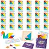 BONNYCO Tangram Legno Bambini Pack 30 Gadget Compleanno Bambini Mini Giochi Regalini