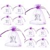 10 PCS Sacchetti Di Lavanda Sacchetto Organza Viola Per Portaprofumi