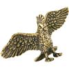 Pappagallo in Ottone Vintage Statua Di Animale Retrò Figurine Pappagalli