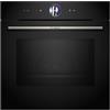 Bosch HMG776NB1 Serie 8 - Forno da incasso intelligente con funzione a microonde, 60 x 60 cm, nero, prodotto in Germania, pirolisi, Air Fry, anello di controllo digitale, display touch, programmi