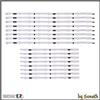 SONETH KIT 16 BARRE LED TV PER SAMSUNG UE46F5000 UE46F5000AKXKZ UE46F5000AKXMS