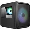 ITEK Case QBO 8 EVO - Micro ATX- USB3- 200+120mm ARGB fan- Card Reader- 3x Trasp Wind