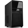 ITEK Case SPIDER Mini Tower mATX 500W USB3 Black Mesh