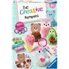 Ravensburger - Be Creative - Be Creative Midi: PonPon Kawaii Portachiavi | Giochi Creativi Bambini 4 Anni o Piú | Kit Lavoretti Creativi per Bambini | Idee Regalo Bambini 4 Anni