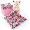 Doudou et Compagnie - Boh'aime - Pantin faon con piumino - Beige - 12 cm - Regalo nascita - Bella confezione regalo - DC4017