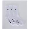 Hurley H2o Dri Crew Sock 3pk Calzini, Blanco, 42 Uomo