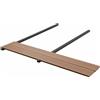 vidaXL Pavimento da Deck 6 pcs Teak riciclato WPC vidaXL