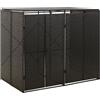 vidaXL Quadruple Wheelie Bin Shed, Quadruple Wheelie Bin Sheds, Copribidone Quadruplo v