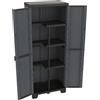 TERRY Armadio da Esterno Portascope Plastica 68x39x172 Grigio Ardesia TERRY