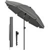 OMBRELLONE da Mare Spiaggia Giardino Grande 205cm con CUSTODIA e SUPPORTO