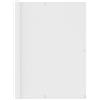 vidaXL Paravento da Balcone Marrone 120x600 cm in Tessuto Oxford Frangivento vidaXL