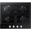 Samsung Piani Cottura A Gas PIANO GAS 4F 60CM WOK NERO