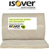 ISOVER PAR 4+ LANA DI VETRO ISOLAMENTO TERMICO ACUSTICO PARETI MURI H 0,6 X 15 M