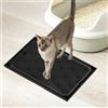 Tappetino Antiscivolo Gatto per Lettiera Gatto Trappola Sabbia Impermeabile
