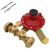 GAS CENTRALINA GAS GPL X 2 BOMBOLE CON REGOLATORE BASSA PRESSIONE 4- KG MONDIAL 2619