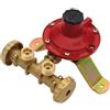 GAS CENTRALINA GAS GPL X 2 BOMBOLE CON REGOLATORE BASSA PRESSIONE 7- KG MONDIAL 2621