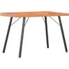 vidaXL Scrivania Rovere 90x50x79cm Gambe Acciaio Tavolo Lavoro Mobile Porta PC vidaXL
