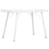 vidaXL Scrivania Rovere 90x50x79cm Gambe Acciaio Tavolo Lavoro Mobile Porta PC vidaXL