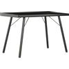 vidaXL Scrivania Rovere 90x50x79cm Gambe Acciaio Tavolo Lavoro Mobile Porta PC vidaXL