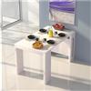 Terraneo Tavolo Consolle Allungabile 80/186x45/80x76 Bianco Extend Terraneo
