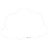 rocada rd-6450 - 9010 - lavagna magnetica senza cornice, 75 x 115 cm, colore: Bianco