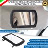 ESL SPECCHIO AD INCASTRO ALETTA PARASOLE CON CORNICE NERA PER PEUGEOT 308 308 CC