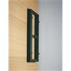 SERVETTO DI05XX500 - Cornice divisoria per vestiti, 20 mm, colore: Nero