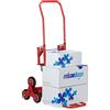 Relaxdays Carrello Portapacchi, Saliscale, capacità di Carico 50/150 kg, Portaca