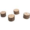 Rayher Portacarte Tronco Legno, 3-4,5Cm, Box Pvc 4Pz, 46019000