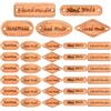 200 Pcs Bottoni A Fori in Legno Artigianato Di Scrapbooking Targhette Handmade