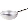 Pentole Agnelli ALMR1111W28 Wok Radiante con Fondo Svasato, Alluminio, Argento,