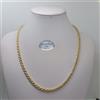 COLLANA UNISEX A MAGLIA FUNE IN ORO GIALLO 18KT 750 15,6 GRAMMI (2995) 50cm