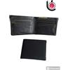 MOMODESIGN " MO-07NY Black/Yellow " Portafoglio Uomo 100% Vera Pelle