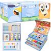 Cyp brands Bluey Valigetta Colori per Bambini, Set Colori Disegno, Penne Colori a Matita Pa