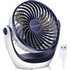 OCOOPA Ventilatore da Tavolo,Mini Ventilatore USB,con Forte Flusso d'aria e Funz
