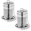 Reinmoson Infusore per tisane acciaio inox - 3,8 × 5,6 cm mini infusore tè a mag