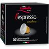 Caffè Trombetta, L'Espresso Arabica - Aroma Elegante - 50 Capsule Compatibili Ne