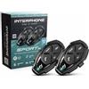 INTERPHONE SPORT HD - Doppio - Interfono da Casco Moto con Auricolari HD Hifi mm 40, 4 motociclisti, Distanza 1Km, Autonomia 20 ore - Standby 1.000 ore, TFT, GPS, Impermeabile, Universale Mod. 2024