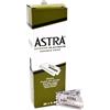 Astra LAMETTE BARBA PLATINUM 100 LAME RICAMBIO RASOIO DOPPIA LAMA ACCIAIO INOX