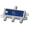 EK PARTITORE TV SAT 3 USCITE 5-2400MHz RIPARTITORE SEGNALE ANTENNA CONNETTORE F