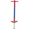 Relaxdays Pogo Stick, per Bambini, Bastone Elastico Fino a 35 kg, Imbottito, rutschfest, Acciaio Inossidabile, Blu/Rosso