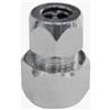 SIP NIPPLO niples OTTONE CROMATO FEMMINA COMPLETO PER TUBO RAME F-F D.10 mm x 1/2"