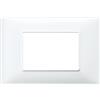 VIMAR PLACCA VIMAR PLANA LUCE INTERRUTTORE SUPPORTO 14653 3M 3MODULI VIMAR plana