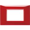 VIMAR PLACCA VIMAR PLANA LUCE INTERRUTTORE SUPPORTO 14653 3M 3MODULI VIMAR plana