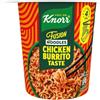 Knorr Fusion Noodles Chicken Burrito, Noodles Istantanei Etnici, Pronti in 4 Minuti, dal Sapore Messicano di Pollo - 89 gr