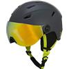 TECNOPRO Pulse, Casco da Sci Unisex Bambino, Grey Dark, M