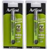 Osama Artline Special Purpose - Pennarello Indelebile Argento per Giardinaggio, Pennarelli Punta Grossa Conica 2,3 mm Waterproof Plastica, Legno e Foglie, Pennarelli Indelebili Resistenti ai Raggi UV