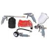 CEVIK PRO CA-CK3300/B - Kit Accessori per Compressore da 5 Pezzi - Include Pistole per Verniciare, Soffiare, Nebulizzare e Gonfiare - Attacco Universale - Spirale 5m