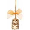 THUN - Addobbo coniglio Roger in ceramica, Incanto di Pasqua - Ceramica,3,3x3,5x4,8 cm