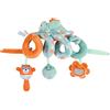 Chicco Spirale Passeggio Camaleonte, Gioco per Passeggino, per Bambini da 0 Mesi, Foglia con Effetto Scricchiolio, Specchio a Forma di Fiore, Confezione in Plastica Riciclata